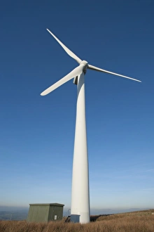 Moor Land Prints: Wind turbine in moorland, Caton Moor Wind Farm