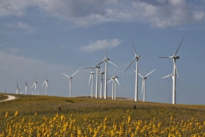 Windy Prints: Wind turbines Andalusia Spain
