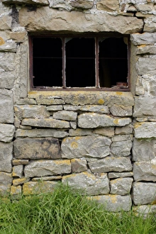 Details Prints: Window of stone barn, Muker, Swaledale
