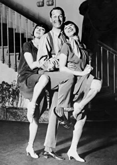 Dolly Sisters and Maurice Chevalier