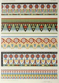 Egyptian decorative designs