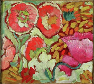Flowers from the Garden at Agay, c. 1908 (oil on card)
