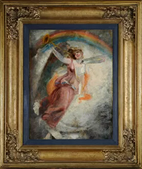 Herald Angel (oil on canvas)