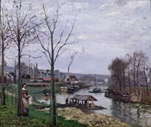 The Washing House, Pontoise Port-Marly, or The Wash-house, 1872 (oil on canvas)